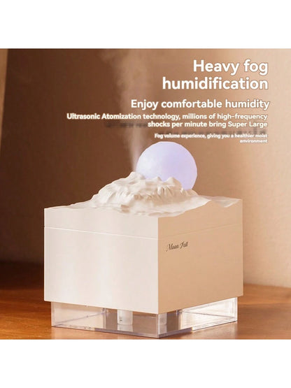 🌙 Humidificador USB Luna – Difusor de Aromaterapia con Tanque Transparente 💨✨