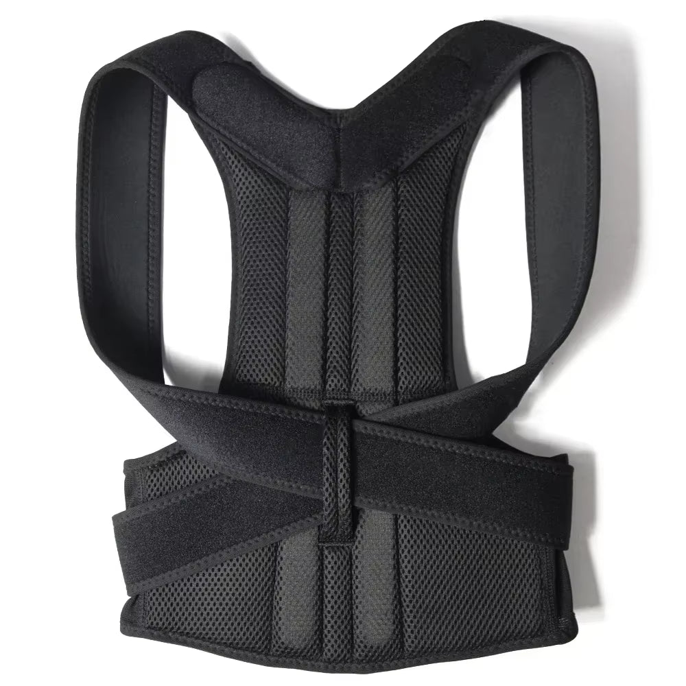 Adjustable Unisex Posture Corrector Brace,Stop Slouching,Back Alignment and Clavicle Support,Hunchback Correction Belt