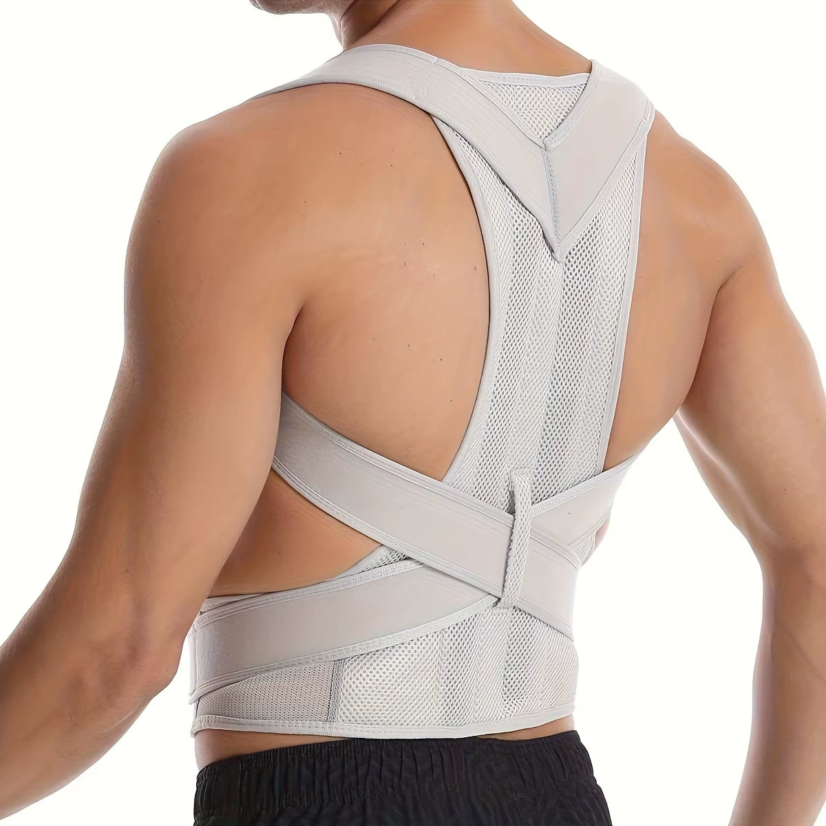 Adjustable Unisex Posture Corrector Brace,Stop Slouching,Back Alignment and Clavicle Support,Hunchback Correction Belt