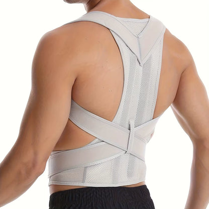 Adjustable Unisex Posture Corrector Brace,Stop Slouching,Back Alignment and Clavicle Support,Hunchback Correction Belt