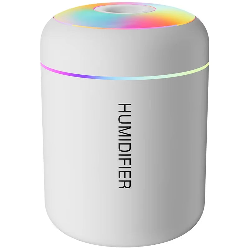 180ML USB Mini Air Humidifier Aroma Essential Oil Diffuser for Home Car Ultrasonic Mute Mist Maker Diffuser with LED Color Lamp